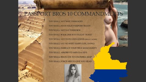 The 10 Commandments for Passport Bros by Geralt of Rivia