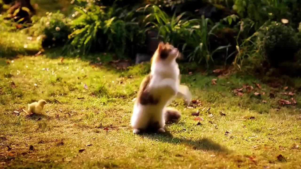 The Story of Kitten and Chicken