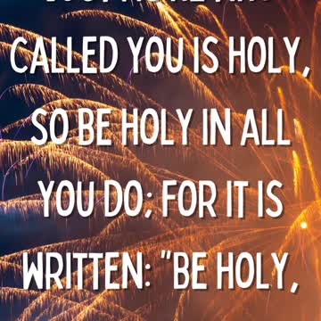 1 Peter 1:15-16 #shorts