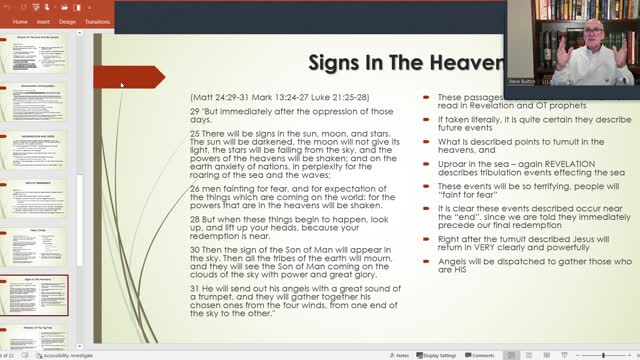 Bible Study - The Olivet Discourse