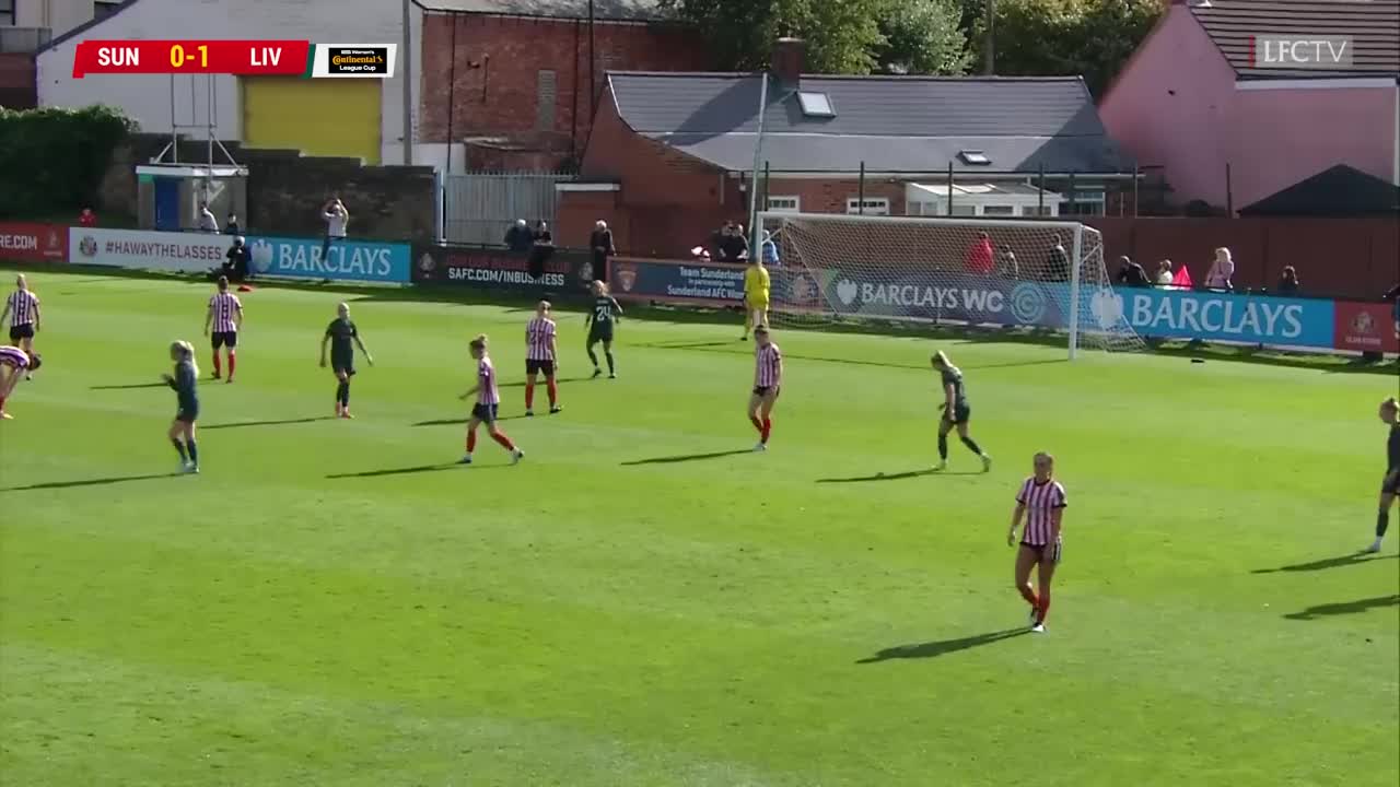 HIGHLIGHTS_ Sunderland 0-1 Liverpool FC Women _ Campbell free-kick wins it