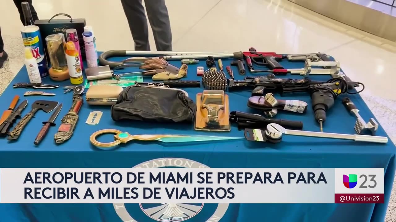 Aeropuerto de Miami se prepara para recibir miles de viajeros en la temporada navideña