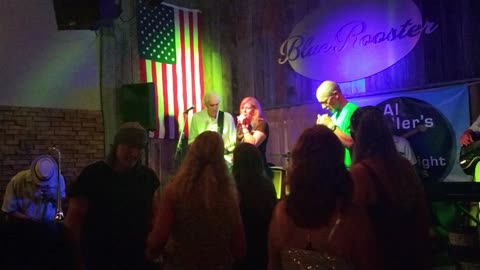 April 29th 2021 Barbara singing with Al Fuller, Barry Sikes, Rich MacDonald and Corodan on keys.