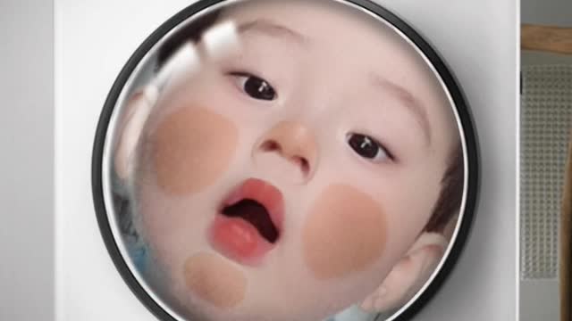 Cute baby.