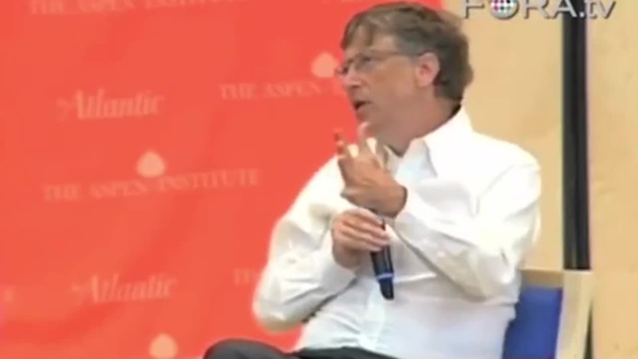 BILL GATES DISCUSSING HIS IDEA OF DEATH PANELS