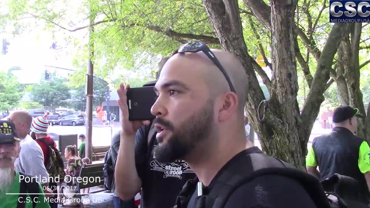 Joey Gibson Talks About AntiFa Trying To Harass His Employer, White Supremacy, And More