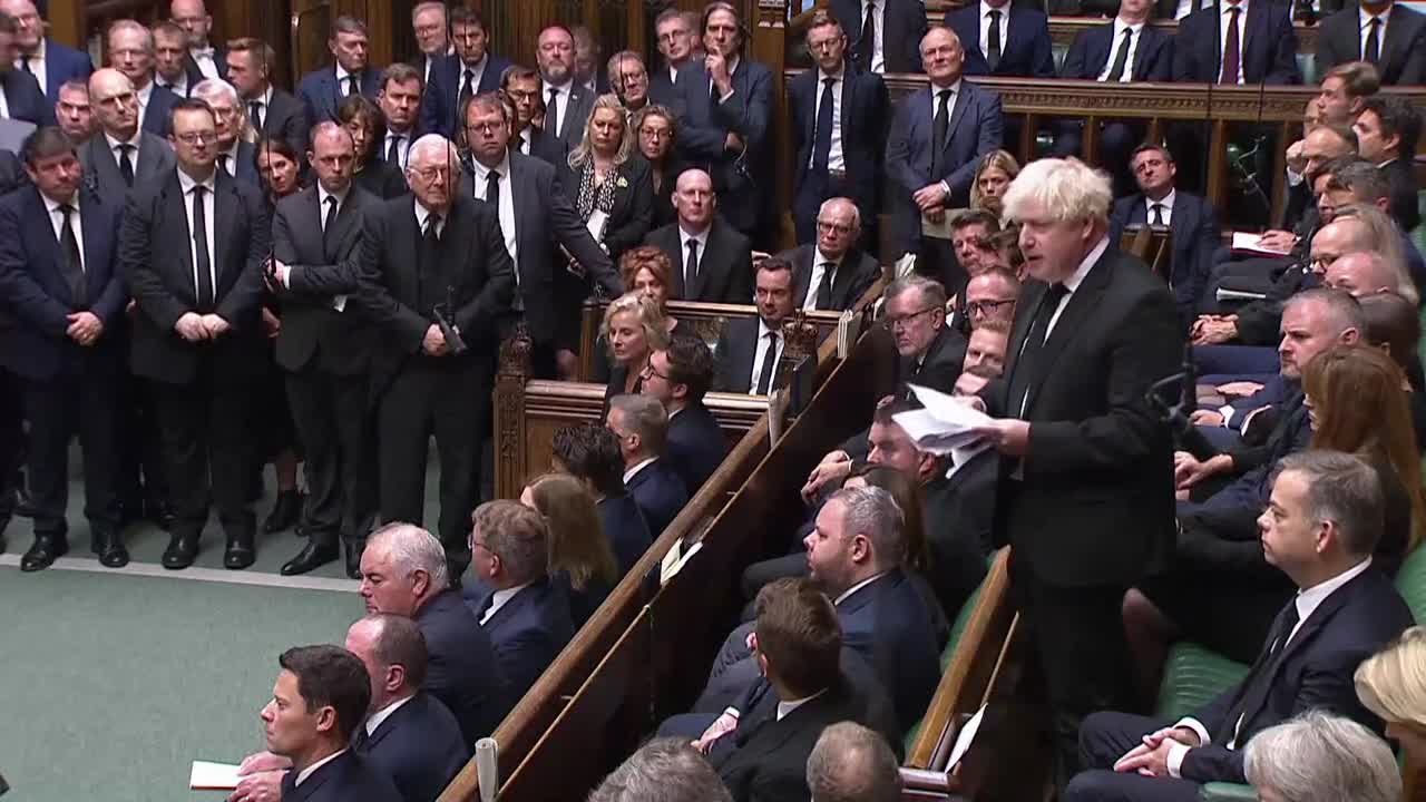 Boris Johnson's moving tribute to Queen Elizabeth II