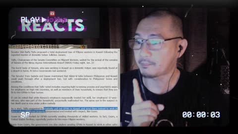 Vlogger na kulang sa research kinuwestion si Raffy Tulfo : kuwait issue