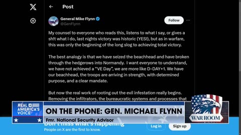 Gen. Mike Flynn: "Had Trump Lost, They Would've Thrown A Bunch Of Us In Jail Or Worse"