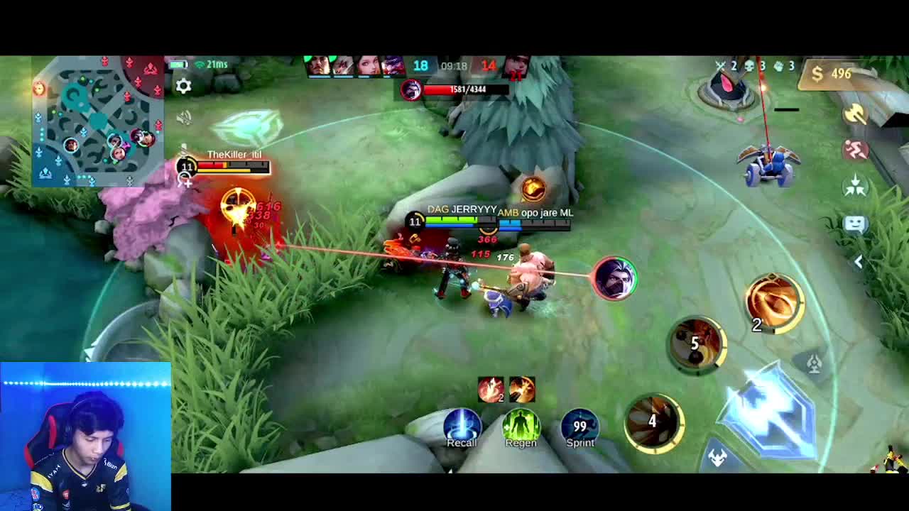 GAMEPLAY HERO CLINT GOLD LANE MLBB