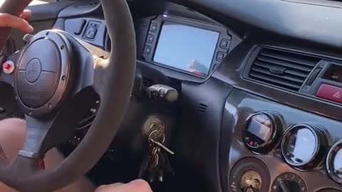 Car repairers do daily work and drive cars