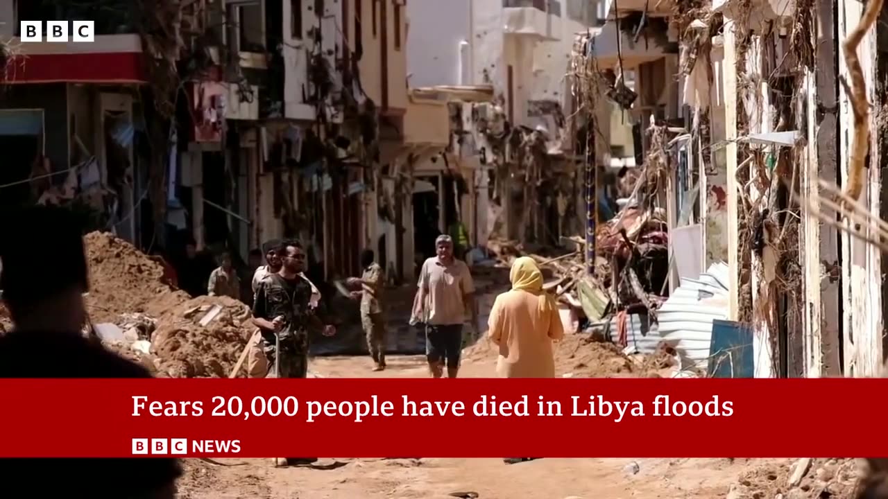 Libya flooding - Fears of up to 20,000 dead - BBC News.mp4