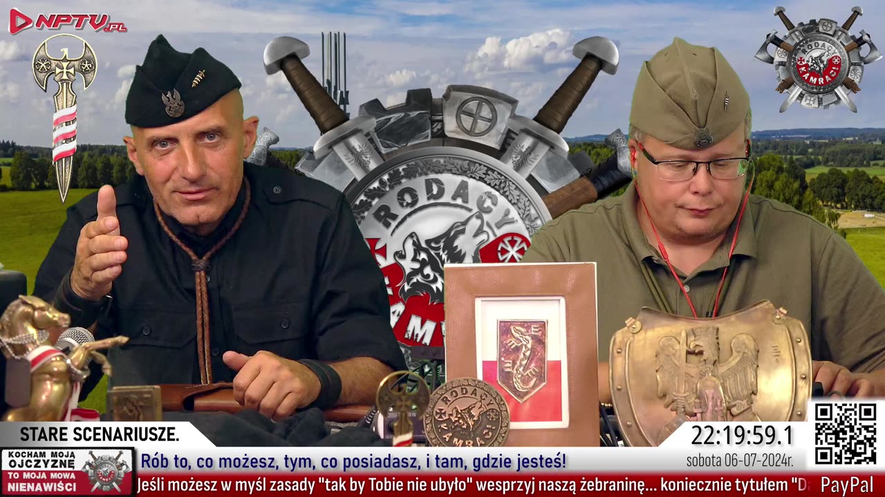 STARE SCENARIUSZE. Sob. 6.07.2024r. W. Olszański, M. Osadowski NPTV.pl Rodacy Kamraci