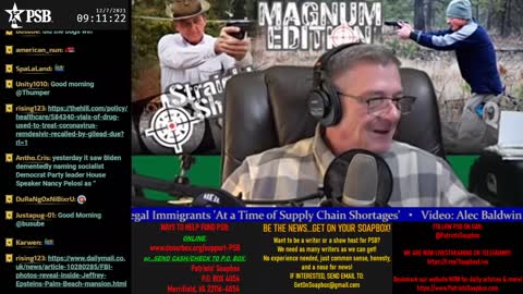 2021-12-07 09:08 EST - Straight Shootin': with Thumper