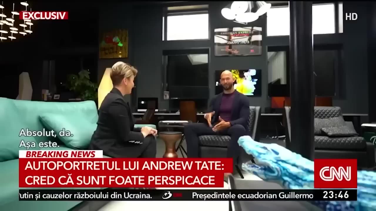 Andrew Tate TURNS Interviewer Into A FAN! (Wholesome)