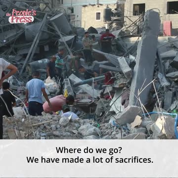 Isreali bombs refugee camp in Gaza