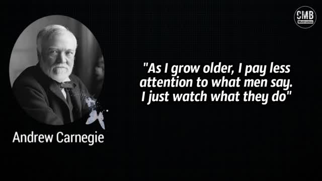 Andrew Carnegie Inspirational Quotes Aim for the highest ||