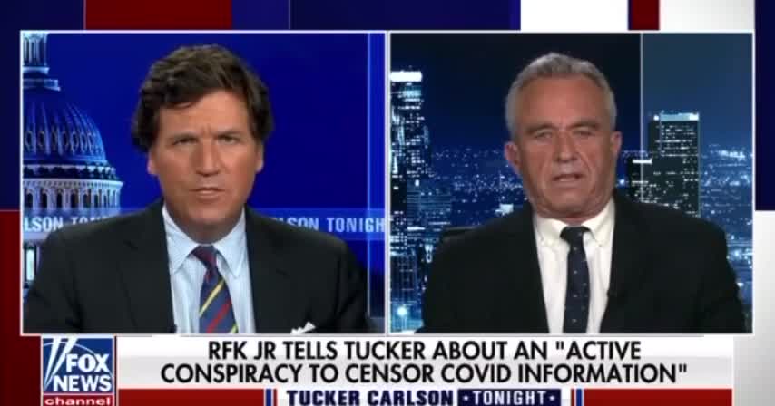 Robert F. Kennedy Joins Tucker Carlson to Discuss Lawsuit Against Trusted News Network