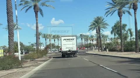 More of the Penske trucks at the Maricopa County elections office