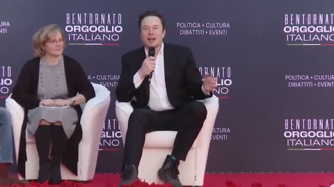 NEW: Elon Musk Leaves Audience Speechless in Italy