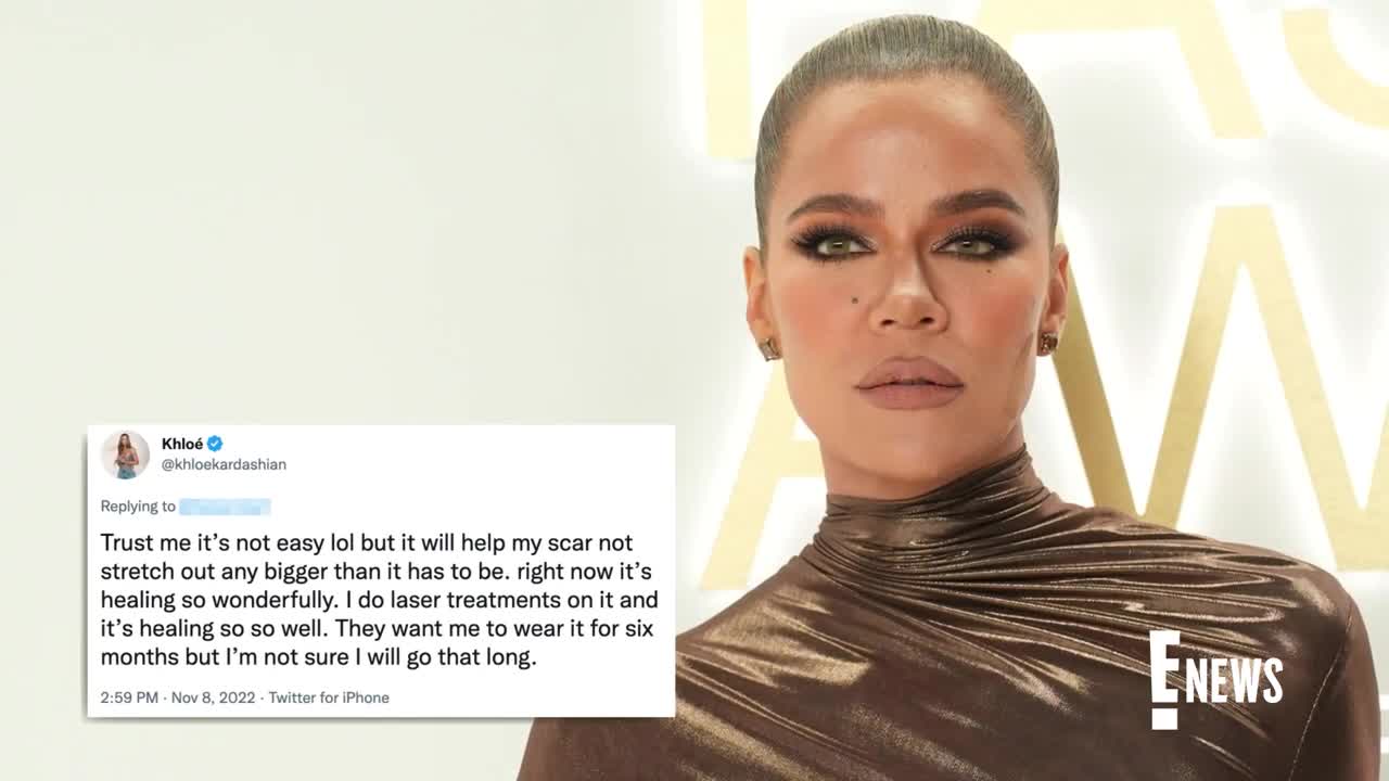 Khloe Kardashian Gives Scar Update After Tumor Removal | E! News