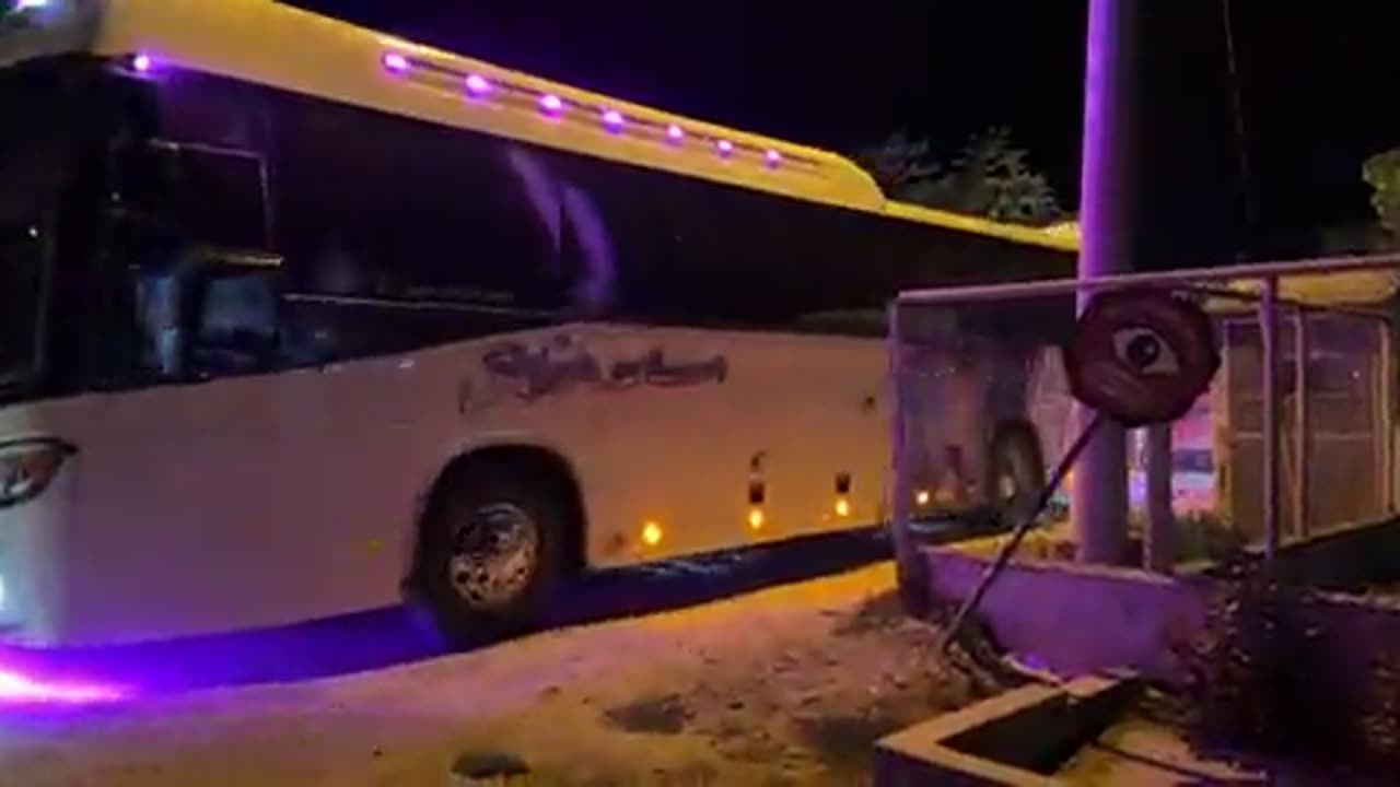 These buses full of migrants just left toward America from Darien, Panama.