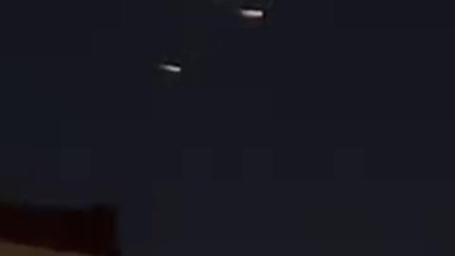 Bombing Formation of UFOs over Dubai