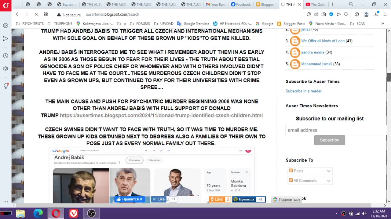Murderous European Union Commission was the one which went on to JAM BLOCK me from sending complaint