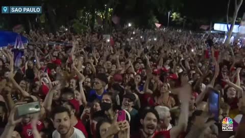 Supporters Of Brazil’s President-Elect Lula da Silva Celebrate Victory Over Bolsonaro