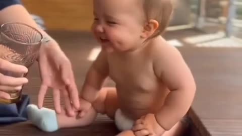 Heal yourself by lisening to a baby laughing