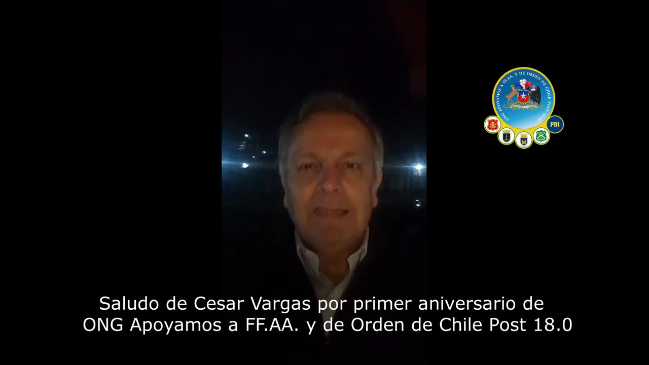 SALUDO POR ANIVERSARIO DE ONG - CESAR VARGAS ZURITA