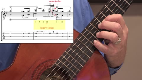 Technique Left-Hand, Part 2 (slow section). Video 10: m63-65, Option F