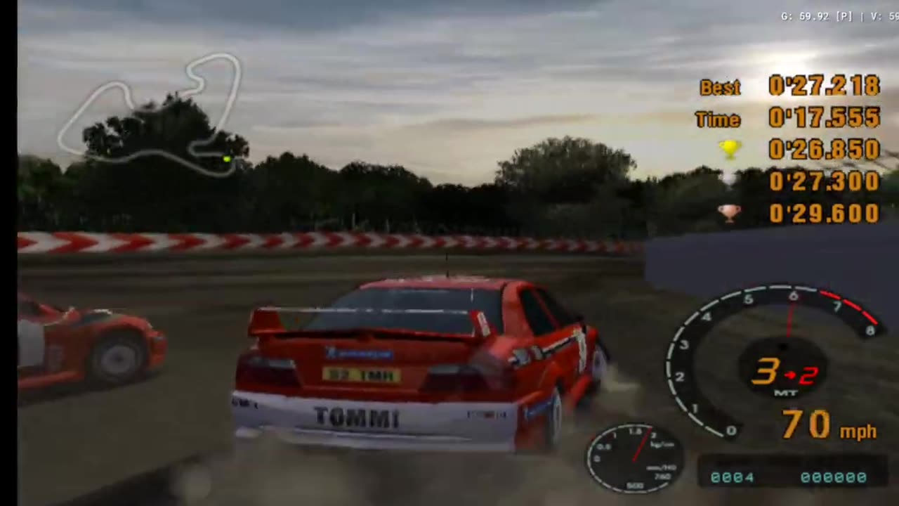 Gran Turismo 3 - License Test R-5 Gameplay(AetherSX2 HD)