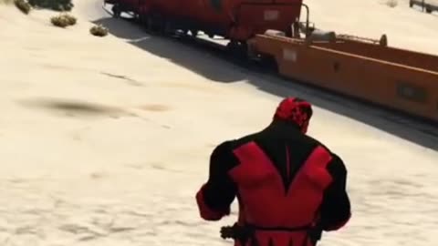 hulk stop the train in gta5