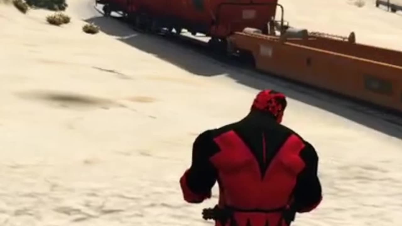 hulk stop the train in gta5