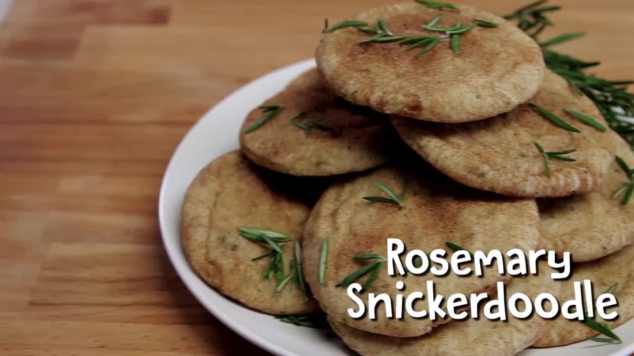 Rosemary Snickerdoodles, Christmas in a Cookie