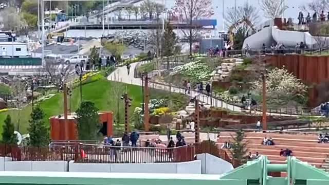 This new Rooftop Park just opened at PIER 57