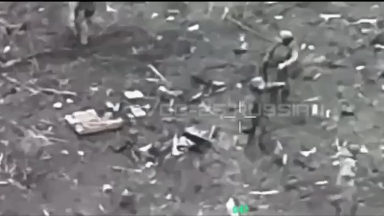 RAF Troops Use Drones To March Prisoners Away From The Front Lines