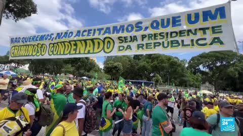 Las protestas bolsonaristas en Brasil continúan, aunque ahora con menor intensidad • FRANCE 24