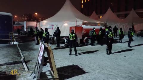 Police Taking Fuel From New Base Camp