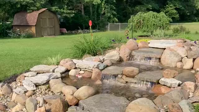 Backyard Waterfall