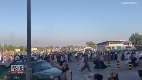 Chaos at Afghanistan Airport