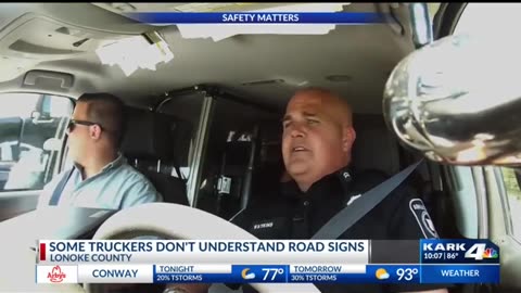 Some Truckers Dont Understand Road Signs-Language