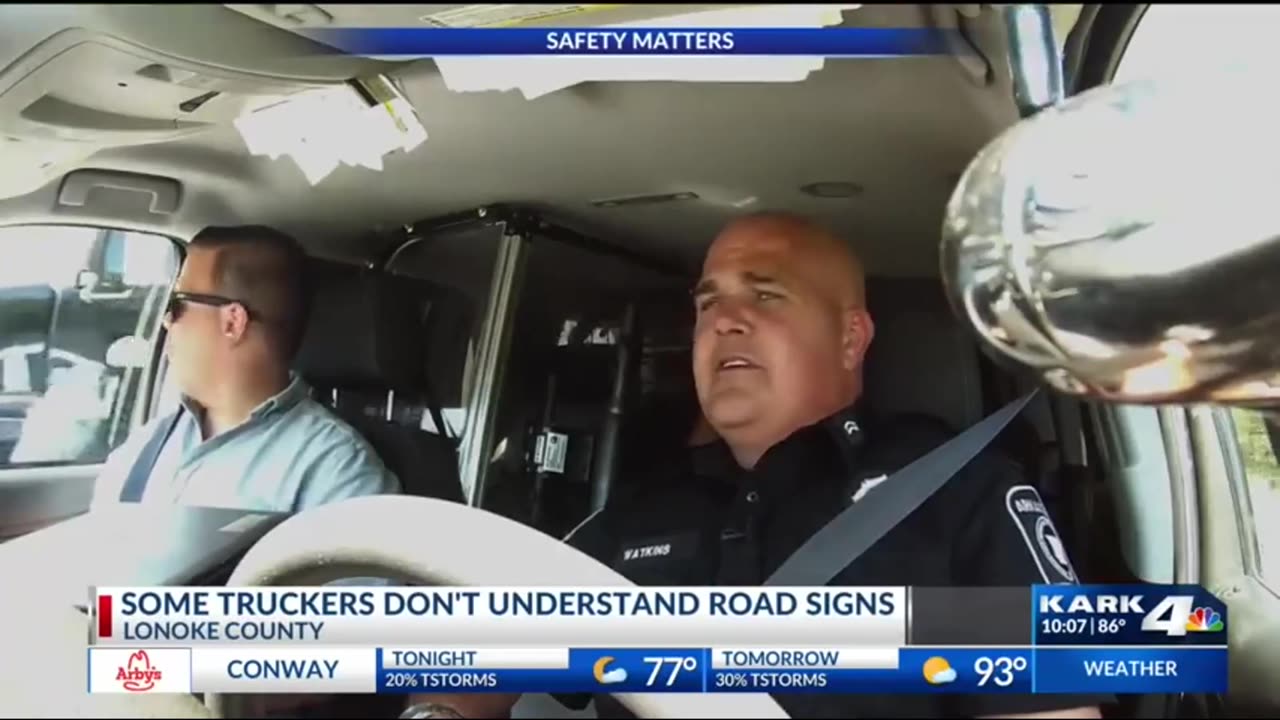 Some Truckers Dont Understand Road Signs-Language