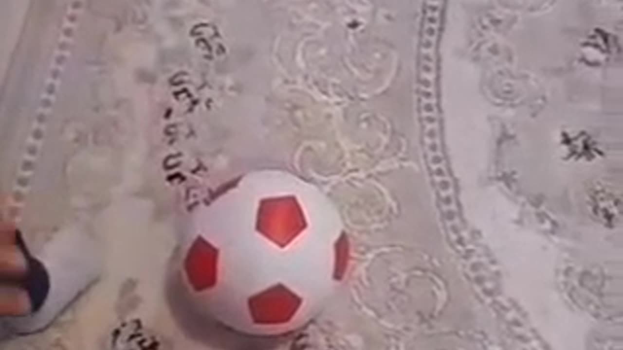 the kid comes up with a way to kick the ball!😂🤣🤣