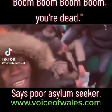 BOOM! BOOM! BOOM! BOOOM! YOU'RE DEAD! - SAYS POOR ASYLUM SEEKER!