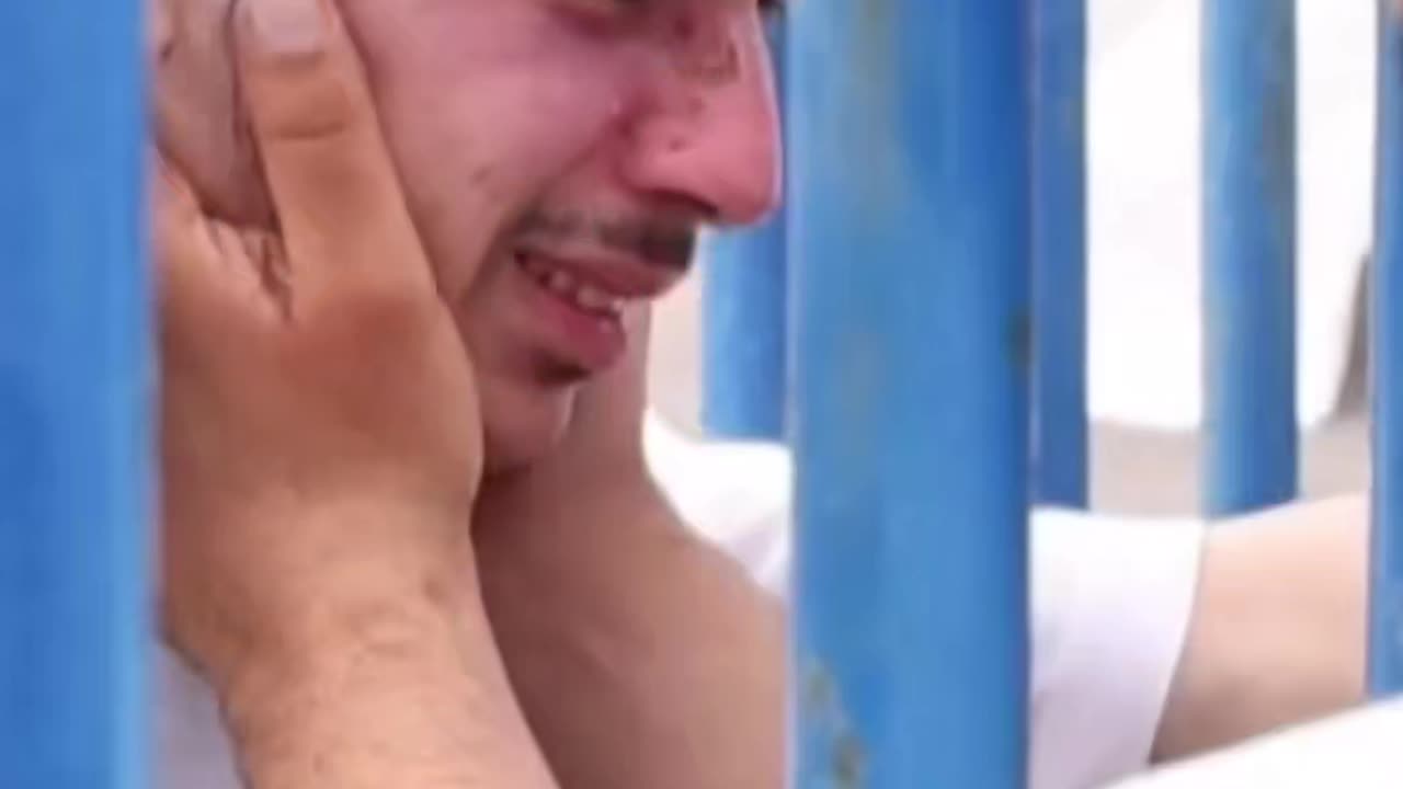 This is the moment 18 year old Fedi was reunited with his brother.
