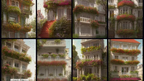 BEAUTIFUL VENETIAN BALCONIES IN BLOOM [4K]