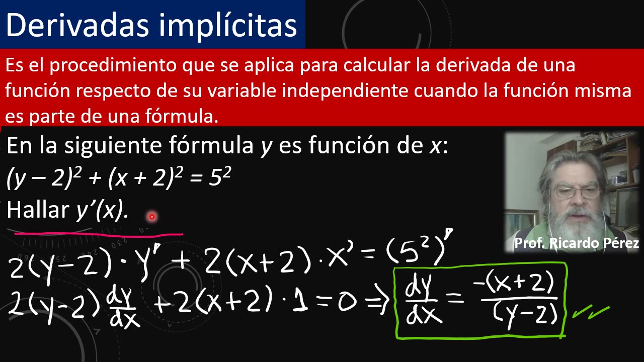 DERIVADAS IMPLICITAS