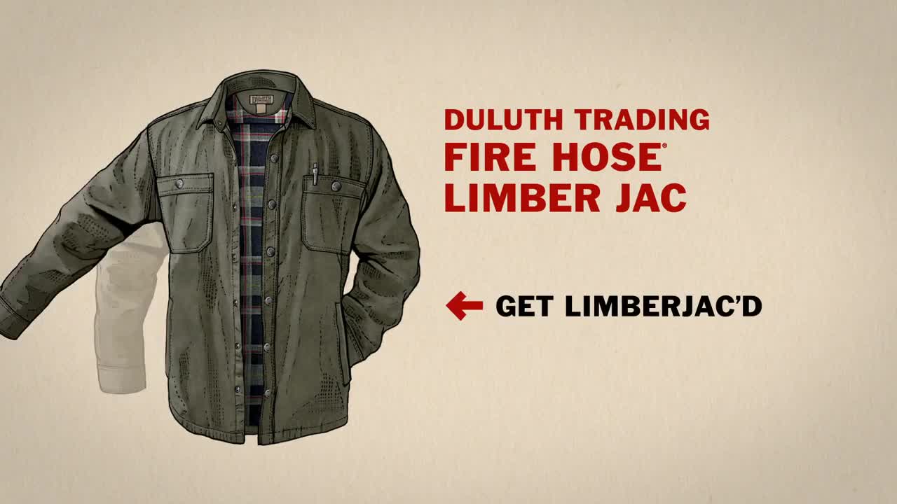 Duluth Trading TV Commercial Fire Hose® Limber Jac Shirt Jac 15
